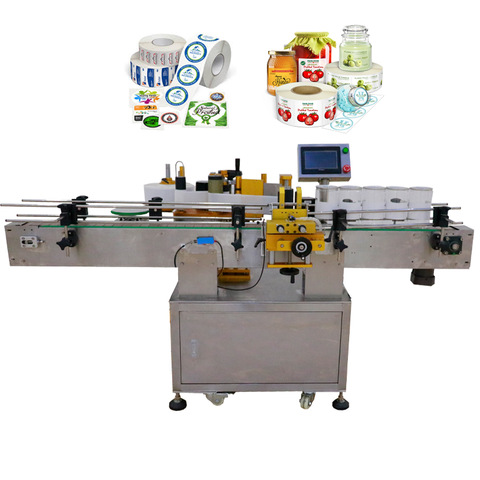 Mašina za etiketiranje okruglih boca tvorničke posude Automatska oprema za naljepnice Ručna naljepnica za naljepnice za plastične staklene boce 