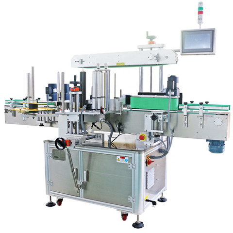 Mašina za dvostrano etiketiranje Proizvođač Vrhunski visokokvalitetni veleprodajni stroj za lijepljenje naljepnica Dvostrani poluautomatski 