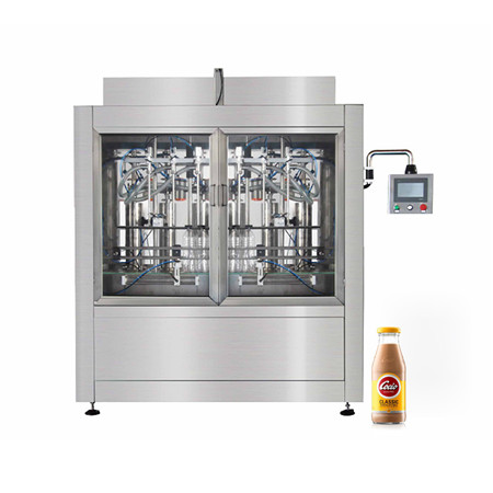 Mašina za punjenje i punjenje boca za industrijsku upotrebu za pranje vodom Xg-100j (1200 B / H) 